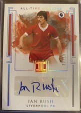 Panini Liverpool  Autogramm Ian Rush 12/15
