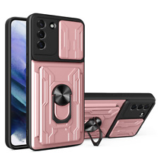 Kartenfach Outdoor Ring Handy Hülle iPhone 14 Samsung Xiaomi Slide Kamera Schutz