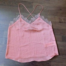 Top mit Spaghettiträgern, Gr.M, lachsfarben