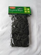 5 Pack Guyline Seil. 3mx4mm. olivgrün. ideal für Camping. D von E.