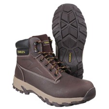 Stanley Leder Stiefeletten Stahl Zehenkappe Schnürung Handwerker Arbeitsschuhe