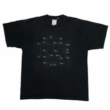 Seltene Vintage Rammstein 2002 Mutter Tour T-Shirt Herren XL Schwarz Screen Stars