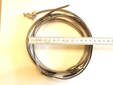 4 Schlauchschellen Edelstahl Schneckengewinde DIN 3017, Länge ca. 40cm, 2x neu