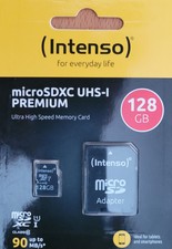 Intenso Micro SD-Karte SDXC UHS-I Card 128 GB 90 MB/sec