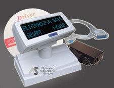 Epson KUNDENDISPLAY KASSENANZEIGE für POS KASSE RS232  WIN 7  / 10