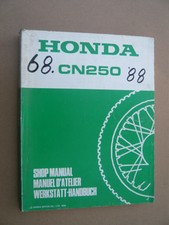 Honda CN250 Helix Werkstatt - Handbuch Stand 1988_Shop Manual_Manuel D ´ Atelier