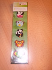 5er Set Radiergummi  Tiere Pandbär  u.a    Kinderparty  Einschulung  Mitbringsel