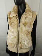 PUBLIC DESIGNER DAMEN KUNSTFELL WESTE JACKE KUSCHELIG WEICH TEDDY BOHO RARE 42 L