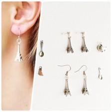 Ohrringe Silber Anhänger Weihnachtsfeier New Born Baby Stilvolle Ohr Nieten Geschenk UK x