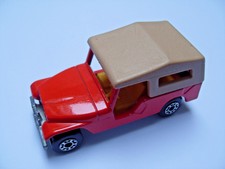 Matchbox Superfast CJ6 Jeep Nr. 53 Modellauto 1977 Vitrinen-Auto Made in England