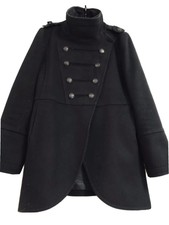 ZARA Mantel Wolle Zirkusdirektor Militär Armee Uniform Dompteur Gothik Viktorian