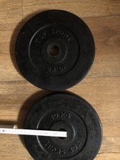Top Sport 20 kg Hantelscheiben Set Gusseisen 2x 10kg Hantel Gewichte 30 mm