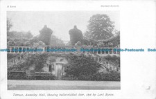 R062252 Terrasse. Annesley Hall mit Kugel Dicke Tür Shot von Lord Byron. E