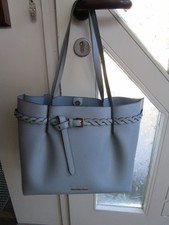 Michael Kors Tasche Shopper Emilia LG EW Tote Leder  Pale Blue - fast neu!