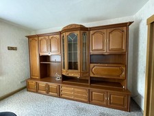 Wohnwand-Anbauwand-Stubenschrank-Wohnzimmermöbel-Wohnsystem- TV Schrank