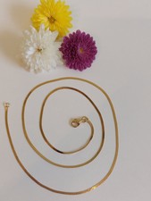 Flachpanzerkette Gelbgold 585 50cm Klassisch Zeitlos