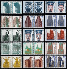 BERLIN postfrischer Satz Sehenswürdigkeiten nur waagerechte Paare