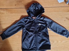 adidas Kapuzenjacke schwarz Gr. 98 - 104