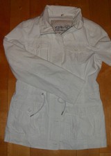 esprit jacke gr.36 weiß edc wenig getragen parker übergangsjacke herbstjacke