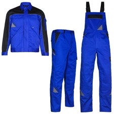 ARBEITSKLEIDUNG Arbeitshose Latzhose Arbeitsjacke BERUFSKLEIDUNG blau Gr.44 - 64