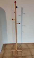 Garderobenständer Kleiderständer Kinderkleidung bunt Holz 158 cm kürzbar WIE NEU