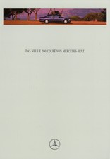 Mercedes W 124 E 200 Coupe Prospekt 1995 1/95 D Katalog brochure catalog
