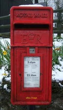 Foto 6x4 Nahaufnahme, Elizabeth II Postfach auf alter Ross Road, llanddewi RE c2019