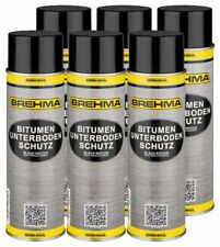 6x Unterbodenschutz Steinschlagschutz Bitumen Spray schwarz 500ml