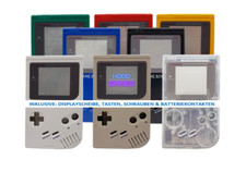 Gameboy GB Classic - Ersatz Gehäuse, Shell, Case + Display Scheibe & Tasten