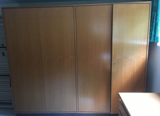 Kleiderschrank, 2teilig mit 4 Türen, ca. 240*200*60 cm