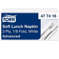 Tork Soft Servietten Weiß 3-lagige vorgefaltete Servietten 10 x 150 Stück