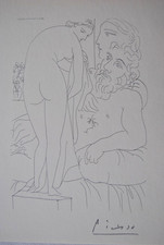 Pablo Picasso Le Repos de Sculpteur & Nacktmodel Suite Vollard handsigniert
