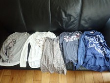 Sammlung Konvolut Mädchen 5 x langarm T Shirts Tunika 134 -152 Yigga neuwertig