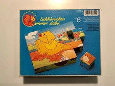 Holzpuzzle mit 6 verschiedenen Motiven Spielwarenfabrik Hermann Eichhorn Egglham