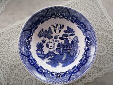 Schüssel blau-weiß Porzellan S. S. CROWN Japan Vintage