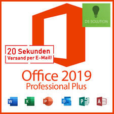 Microsoft Office 2019 Professional Plus Pro Per E-Mail NEU