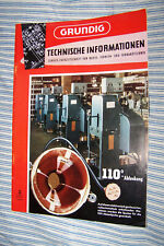 GRUNDIG Technische Informationen service fachzeitschrift radio TV tonband 1959 3