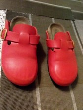 Latschen Hausschuh Pantoletten Rot  33