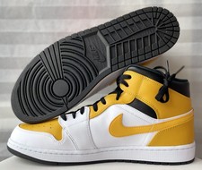 Nike Air Jordan 1 Mid "UNIVERSITY GOLD" 554724-170 Gr. UK 14 EU 49.5 NEU