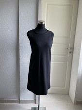 Kleid Marc Cain Schwarz Wolle Gr. N2 / 36 Trägerkleid Winter Etuikleid