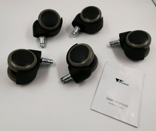 5 Stück Hartbodenrollen Stift 11mm Bürostuhlrollen Parkett Laminat Ersatzrollen