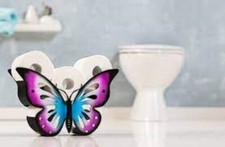 WC Rollenhalter Schmetterling WC-Papierhalter Form  Klorollenhalter 