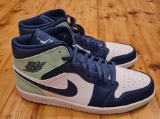 Nike Air Jordan 1 Mid Mystic Navy EU 49,5 US 15 NEU 554724-413