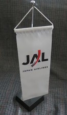 JAL Japan Airlines Schreibtisch Flagge Standarte auf Stand Insignia Werbung Airways