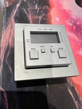 Gira 385xx RTR 230 V mit Uhr System 55 Silber matt