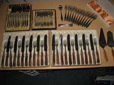 Altes "Eichenlaub" BESTECK *60er Jahre aus Nachlass *12 Gedecke - 41 Teile