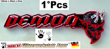 1°Pcs Crazy-022 Glitzer Auto Heck Schriftzug Abzeichen >Einzelstück by Amor*<Vip