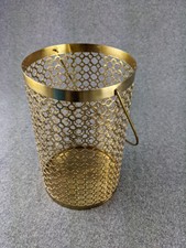H&M Home Laterne Windlicht Kerzenhalter gold kupfer marokkanisch französisch