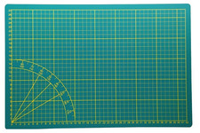 Schneidematte A3 Bastelmatte Tischunterlage Schneidunterlage selbstheilend grün