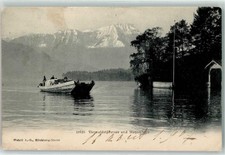 10602752 - Vierwaldstaettersee Fischerkahn Stanserhorn 1907